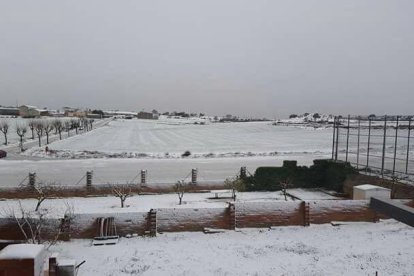 Una nevada generosa tiñe de blanco Prades