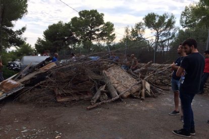 Barricadas en el Cifo de Tarragona