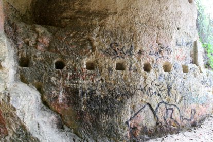 La pedrera romana de les Coves del  Llorito, desprotegida i abandonada