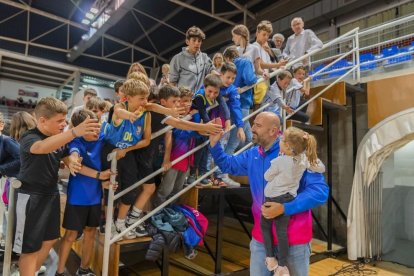 Els aficionats es van aplegar per ovacionar els herois que van assolir la LEB Plata.