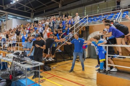 Els aficionats es van aplegar per ovacionar els herois que van assolir la LEB Plata.