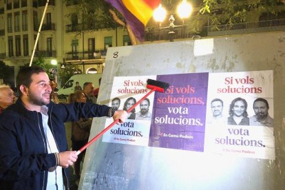 Así empezó anoche la campaña electoral en Tarragona
