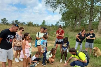 Desenes de persones participen a la 10a jornada 'Fem Francolí!'