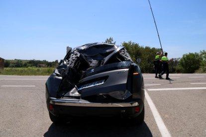 Mor un motorista en un accident a la TV-2035 a Nulles