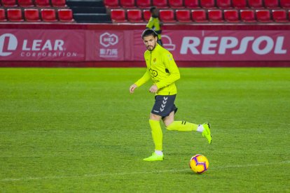 Imatge de Pipa entrenant amb el Nàstic al Nou Estadi
