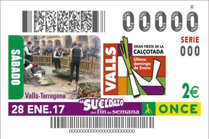 La Gran Festa de la Calçotada, protagonista al cupó de la ONCE