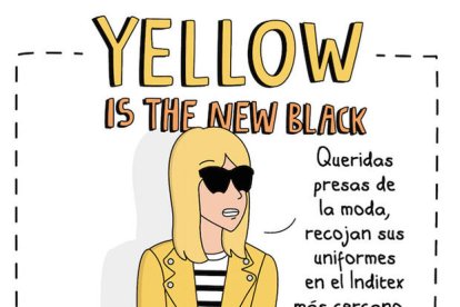 La invasió groga: la biker del Zara