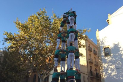La diada dels Xiquets de Tarragona deixa castells de set i de vuit a la plaça del Rei