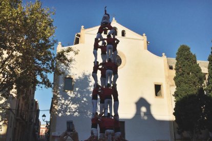 La diada dels Xiquets de Tarragona deixa castells de set i de vuit a la plaça del Rei