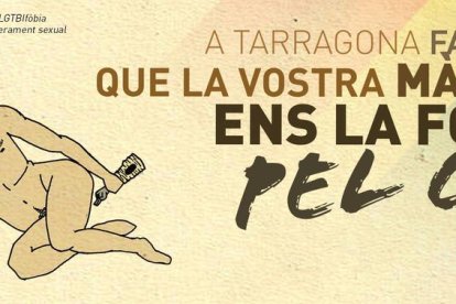 Els joves de la CUP a Tarragona commemoren el dia de LGTBfòbia 'sodomitzant' Sant Magí