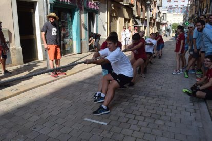 Estratègia i força en el V Concurs d'Estirada de Corda de Sant Magí