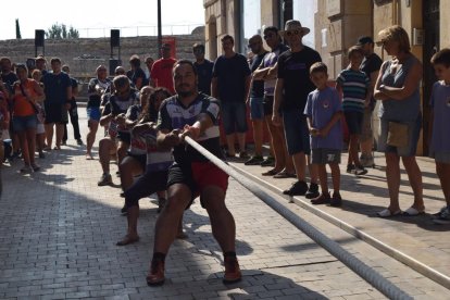 Estratègia i força en el V Concurs d'Estirada de Corda de Sant Magí