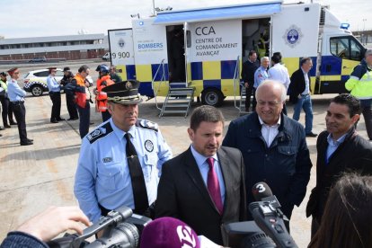 El Port de Tarragona presenta el nou centre de comandament avançat mòbil