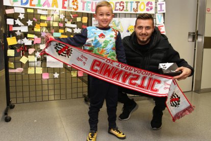 Dimitrievski, Barreiro i Bernabé s'acosten a l'Hospital Joan XXIII