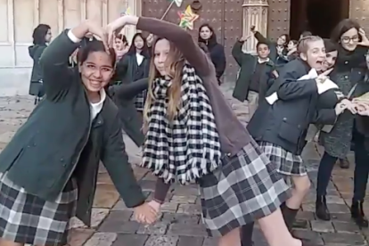 Las Teresianas de Tarragona se suman al 'mannequin challenge'