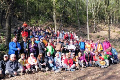 Homenaje a Ramon Bergadà, quien fue socio de la Sección excursionista del C.N Reus Ploms