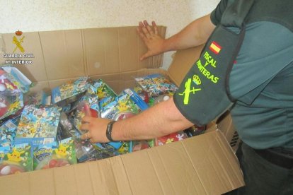 La Guardia Civil interviene productos falsificados por valor de unos 75.000 euros