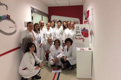 'El cor que mou la sang' rep el suport del servei de l'hospital
