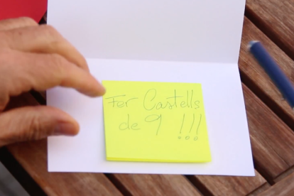 Un vídeo dels Xiquets de Tarragona anuncia l'inici dels assajos