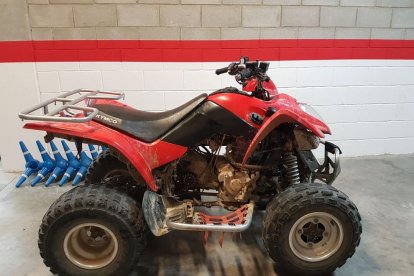 Una llarga persecució acaba amb un detingut per circular temeràriament amb un quad robat