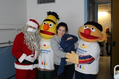 Epi i Blas, a la planta pediatria del Joan XXIII