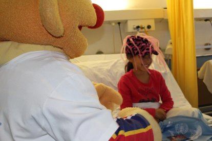 Epi i Blas, a la planta pediatria del Joan XXIII