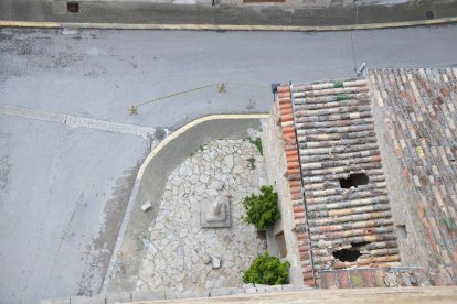 Els veïns de Conesa demanen la restauració del campanar