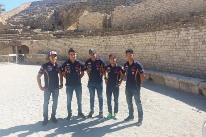 Márquez, Pedrosa i la resta de pilots Repsol Honda, aquesta tarda a Tarragona