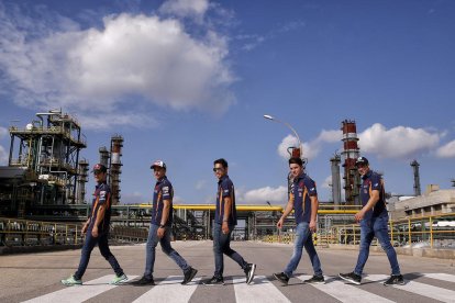 Márquez, Pedrosa i la resta de pilots Repsol Honda, a Tarragona