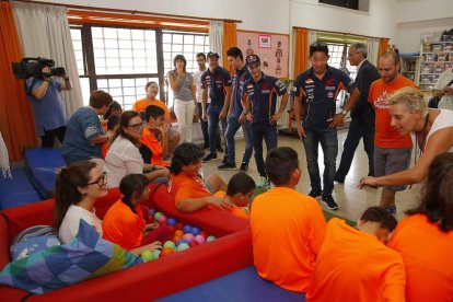 Márquez, Pedrosa i la resta de pilots Repsol Honda, a Tarragona