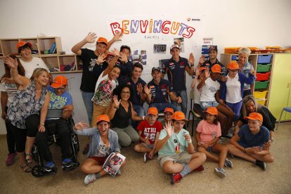 Márquez, Pedrosa i la resta de pilots Repsol Honda, a Tarragona