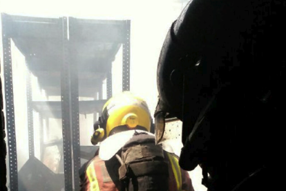 Incendio en la comisaría de la Policía Local de Vila-seca