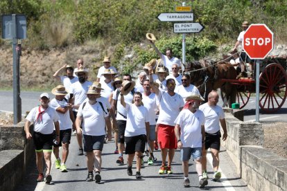 Los Portants llegan hoy con el agua de Sant Magí recogida a la Brufaganya