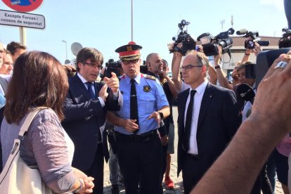 Puigdemont a Cambrils: «La millor resposta és la conquesta de la normalitat»
