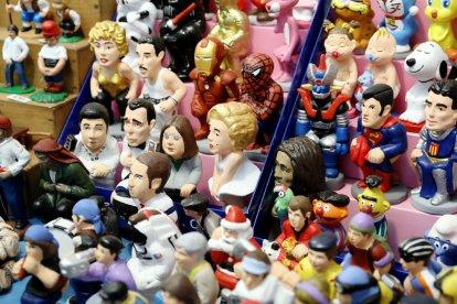 Los 'caganers' de Puigdemont, Junqueras y los 'Jordis', el producto estrella de estas fiestas
