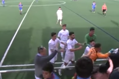 Aficionados y juveniles, a puñetazos en un partido entre la Andorra y el Prat