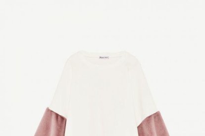 La nova jaqueta groga de Zara: una dessuadora peluix