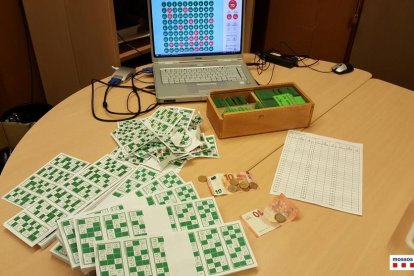 Desmantelados dos bingos ilegales en Cunit