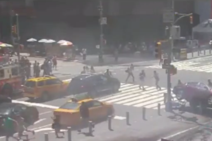 Salen a la luz las imágenes del atropello en Times Square