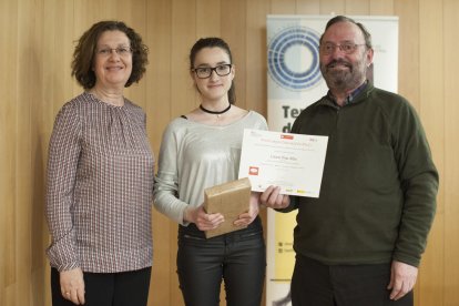 Dos alumnes del Martí Franquès, guardonats en el Premi Llegim Ciència