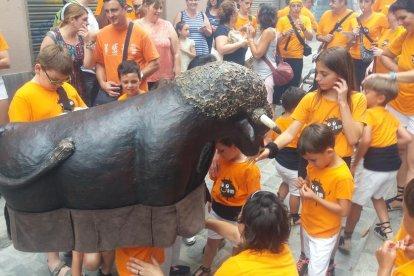 Los más pequeños cogen las riendas de la recta final de la Fiesta Mayor de Valls