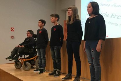 Núria Freixa presenta 'Versos a Galet' a l'escola de pràctiques de Tarragona