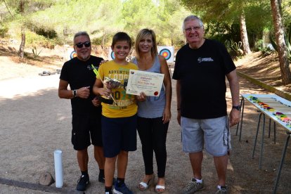 Una seixantena de joves arquers participen a la 14a Festa de l'Arqueria