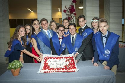 Acte de graduació de la 2a promoció dels batxillers de l'Escola Internacional del Camp