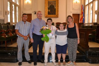 Reus felicita a Pilar del Río, bronze d'esquí alpí al Mundial d'Hiven Special Olympics