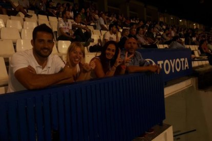 La afición del Nàstic, en la Romareda