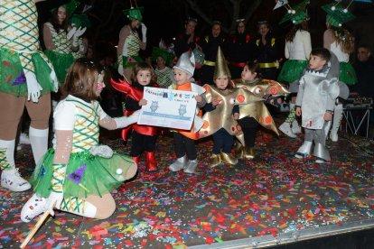La comparsa del Jardín de Infancia, ganador del desfile del Morell