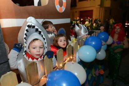 La comparsa del Jardín de Infancia, ganador del desfile del Morell