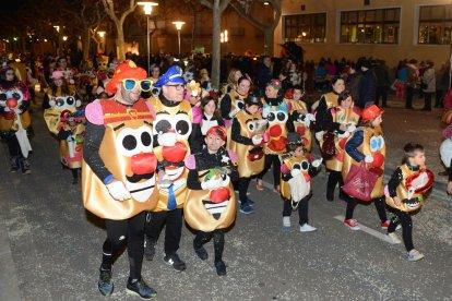 La comparsa del Jardín de Infancia, ganador del desfile del Morell