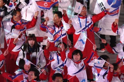 Clausurats els Jocs de Pyeongchang amb un apropament entre les dues Corees